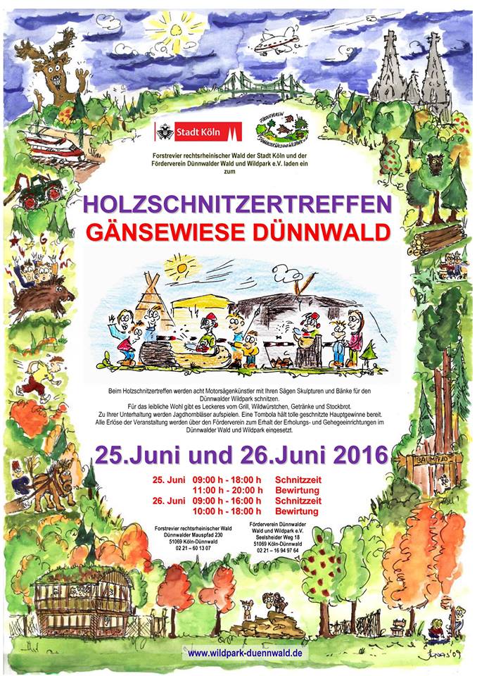 Plakat Holzschnitzertreffen 2016